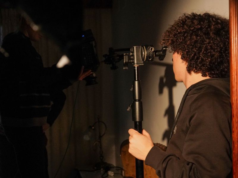 Imagen: Samuel con el ceferino.