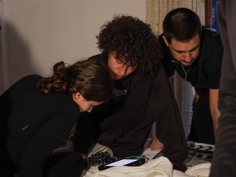 Imagen: Laura, Samuel y Moisés.